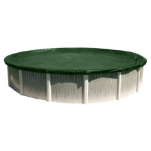 Capa de Piscina Redonda Buffalo Blizzard 15 ft | Capa de Inverno Pesada Reversível Verde/Preto