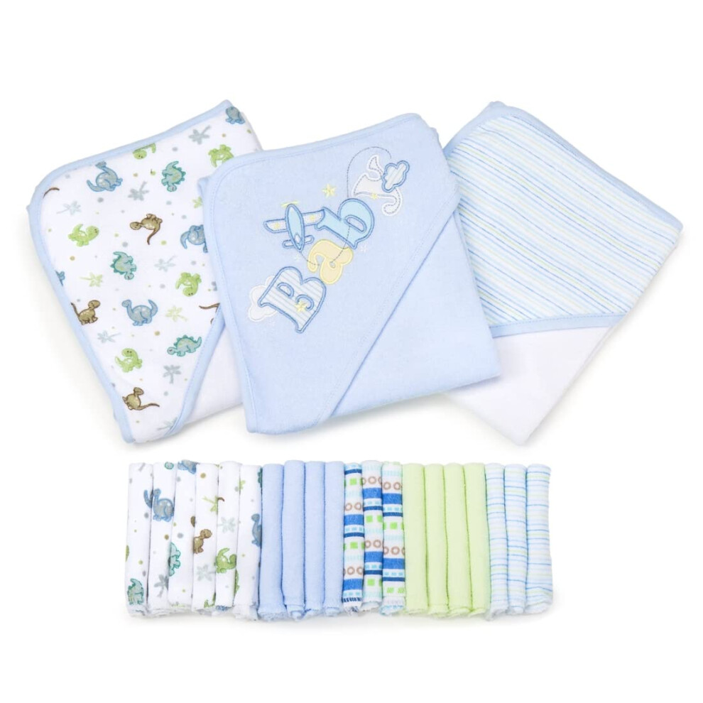 Spasilk 23-Piece Essential Baby Cofanetto Da Bagno, Blu-image