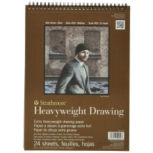 Strathmore 400 Series Zwaar tekenblok Medium oppervlak 9""x12"" Draadgebonden 24 vellen