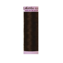 Mettler Silk-finish 50 v?gt solid bomuldstr?d 164 yd/150m Meget m?rkebrun