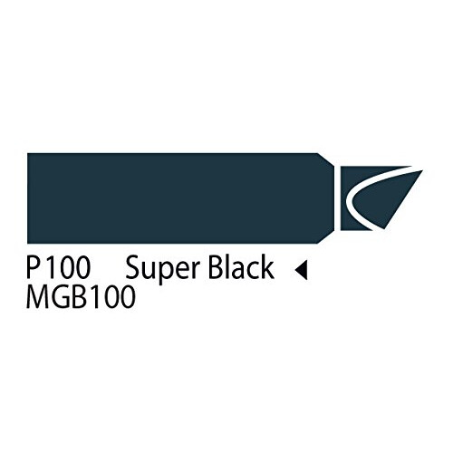 AD Marker Original Chartpak Tri-Nib Super Black 1 st (P100) 2