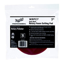 Meguiar's 7"""" Soft Buff Rotary Foam Finishing Pad WRFF7 Professionelles Rotary Finishing Pad zum Auftragen von Wachsen und Versiegelungen Schaums
