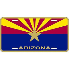 Tegn 4 Sjov parodi nummerplade | AZ -flag | 12 x 6 dekorativ nummerplade | Dekorationsplade til k?ret?j/v?g | Mand CAVE -dekorationer | Lavet i U