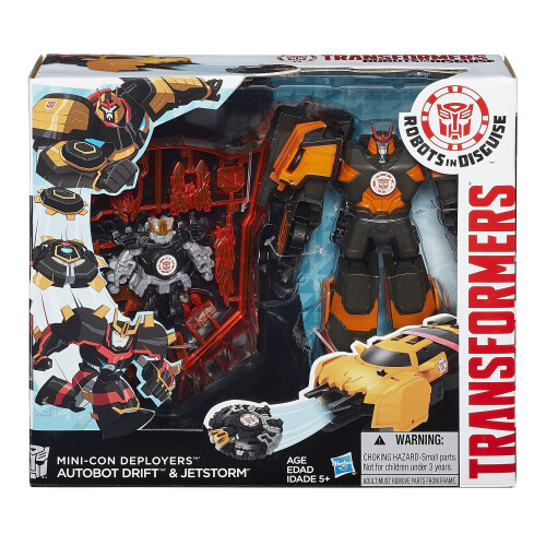Transformers Transformers Mini-Con Deployers Autobot Drift & Jetstorm Figures 1
