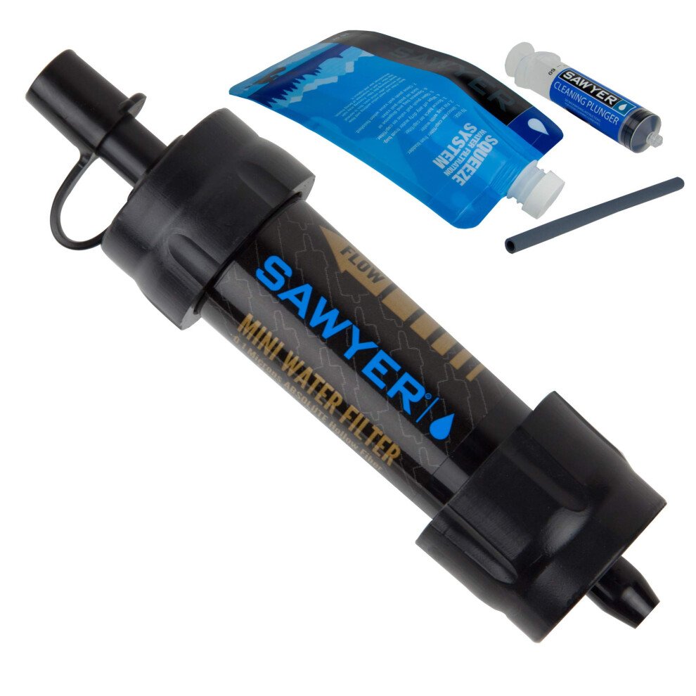 Sawyer Products SP105 MINI Water Filtration System  Single  Black-image-OPC-PG2ZYF9-NEW