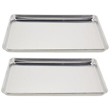 Vollrath 5303 Wear-Ever Half-Size Sheet Pans Set of 2 18-Inch x 13-Inch x 1-Inch Aluminum