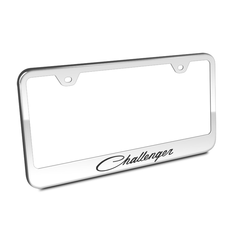 Automotive Inc Dodge Challenger Classic Chrome Stainless Steel License Plate Frame Gold 718544362583