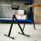 Homcom HOMCOM Woodworking Metal Roller Stand Wood Work Rest Adjustable Support 1