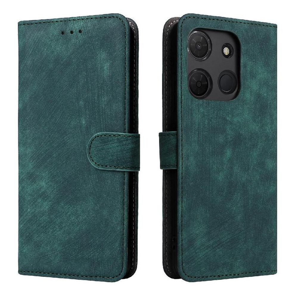 (Green) Case For Tcl T442j Rfid Blocking Magnetic Closure Flip Folio Wallet Card Slots Cover Pu Leather Green 764490346849