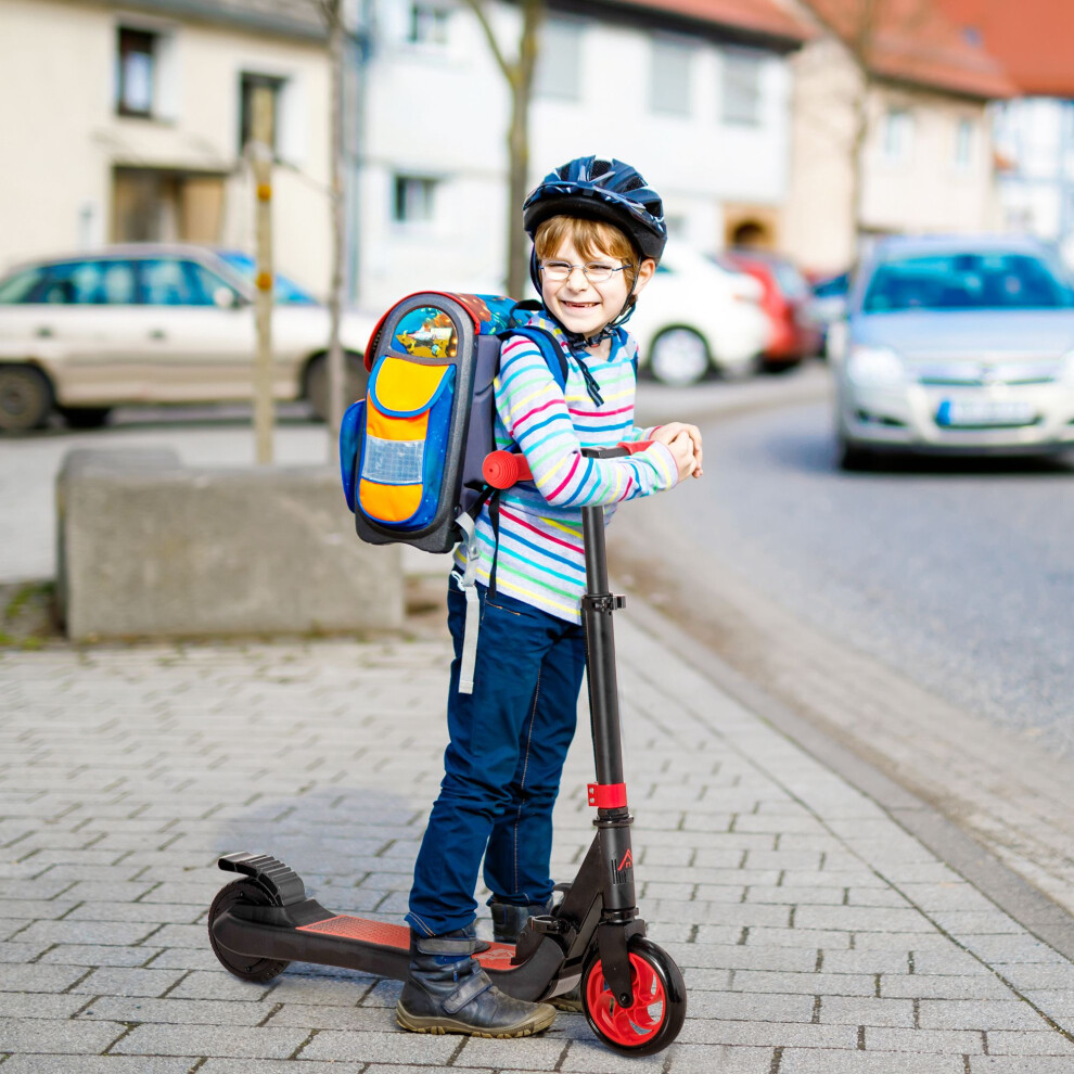 HOMCOM Electric Scooter for Kids, Foldable Electric Scooter for Age 6+, with Adjustable Height, Rear Brake, Up to 8 KM/H, Maximum Range 6 KM, 5kg Lightweight - Image 4