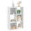 Homcom HOMCOM 6-Cube Bookshelf, Display Shelving Unit for Home Office, White 9