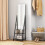 Homcom HOMCOM Movable Full Length Mirror Adjustable Full Body Mirror with 2 Shelves 1