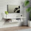Homcom HOMCOM Wall Mounted TV  Stand Entertainment Unit with Storage Shelf, White 1