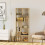 Homcom HOMCOM Multipurpose 8-Grid Bookshelf Decorative Shelf, Bathroom, Kitchen Oak 1