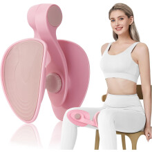 (Pink) Inner Thigh Pelvic Floor Exerciser Strengthener For Women And Man, Muscle Thighmaster Trainer Pro Machine,Leg Inner Thigh Exercise Equipment Stretcher