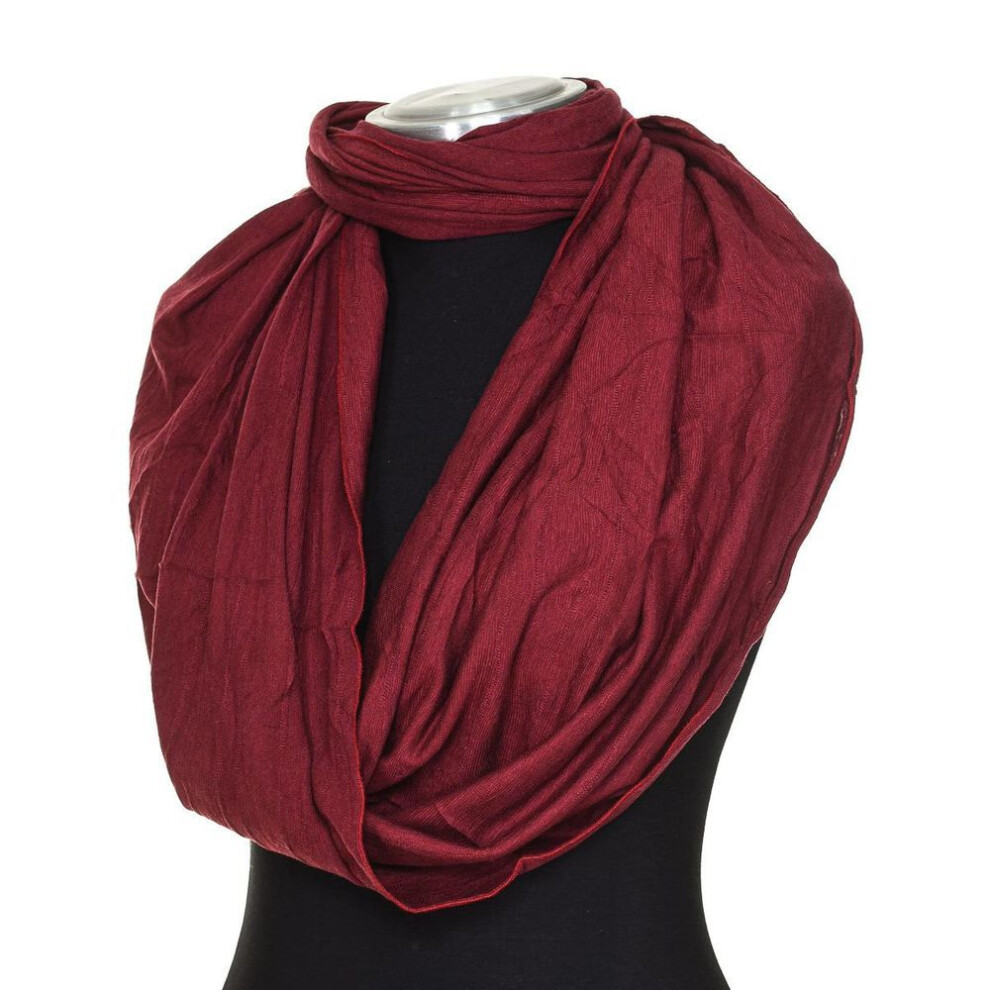 (deep carmine, TU) Cuello Infinito Arrugas