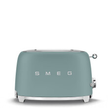 Grille-pain - SMEG - TSF01EGMEU - 2 fentes extra larges - 950 Watts - Vert Émeraude