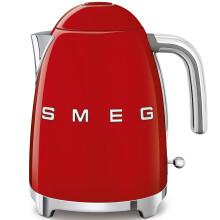 Bouilloire SMEG 50er Stil KLF03RDEU - Rot - 1,7L - 2400W - Anti-Kalk und Warmhaltefunktion