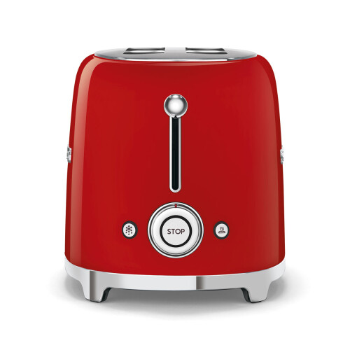 Smeg Toaster - SMEG - 2 Scheiben - 950 Watt - Krümelschublade - Rot 2