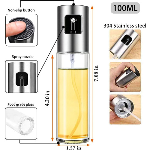 Oil Sprayer Dispenser, Oil spray bottle Vinegar Sprayer 1