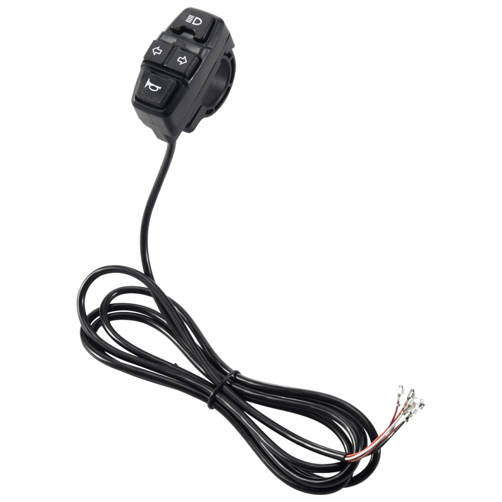 Photos - Climbing Gear Ebike Light Switch+Horn and Turning Switch Scooters Electric Bicycle Intelligent Mountain Bike DIy Accessories,48V