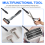 4Pieces Διπλής Όψης Trimmer Shaver Cleaning Brush Clipper Cleaner για άνδρες 8