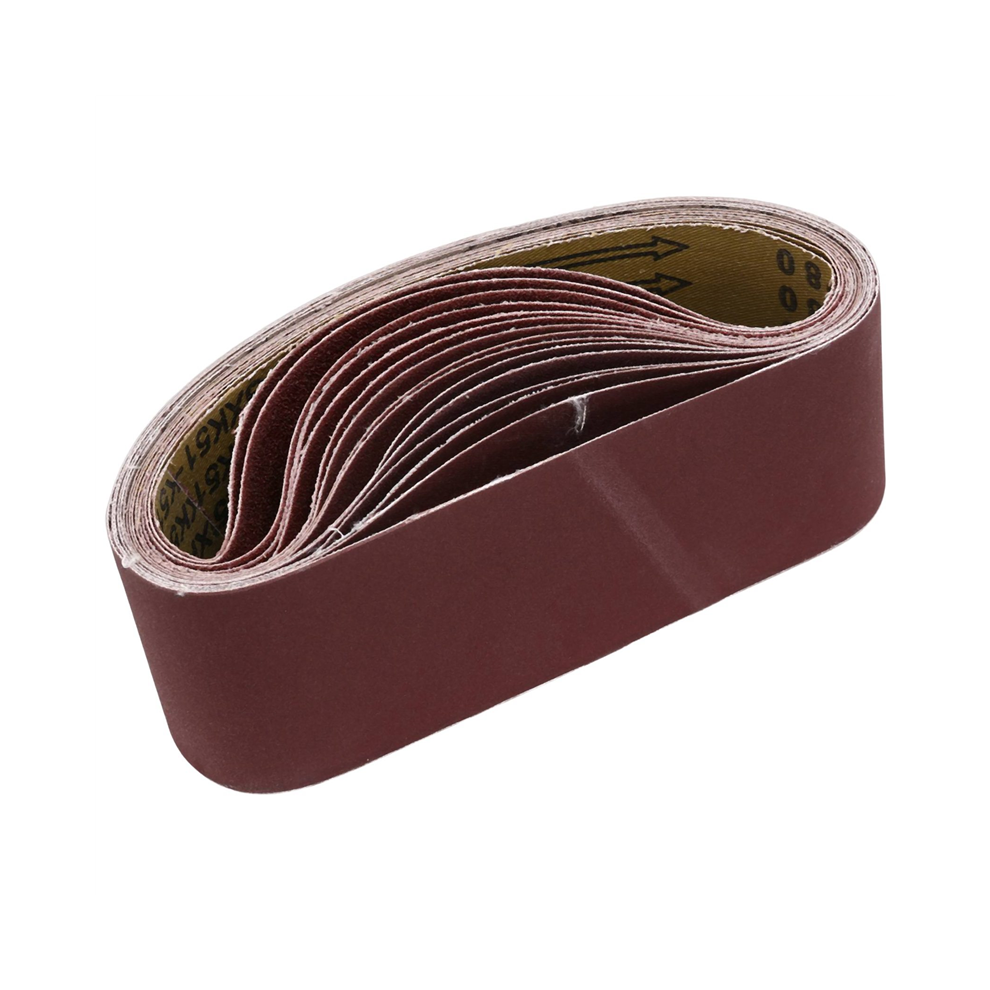 3X21 Inches(75X533mm) Aluminum Oxide Sanding Belt 15 Pack Belts ( 80 120 180 240 400 Grits) For Sander 4851672755172