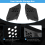 Κουτί αποθήκευσης 2 τεμ. Μαύρης πόρτας Organiser Armrest for 911 2013-2019 9