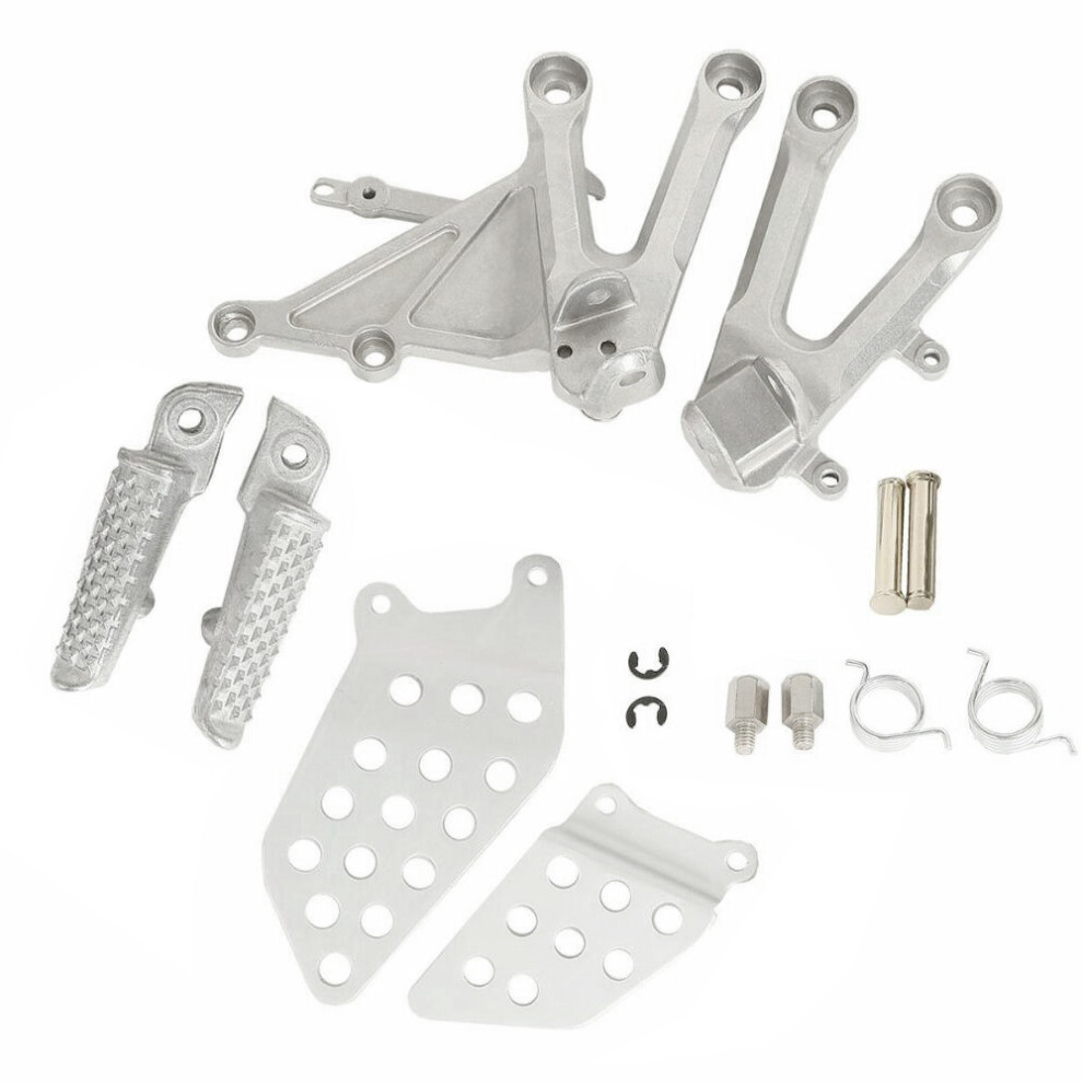 Front Footpegs Foot Pegs Footrest Pedals Bracket For Cbr1000rr 1000Rr 1000 Rr 04 05 06 07 2004 2005 2006 2007 4851672759453