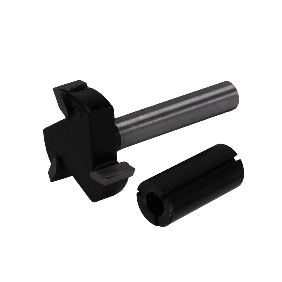 Fraises à surfacer CNC pour panneaux de particules, tige de 1/4 po, diamètre de coupe 1, fraise à aplanir les dalles