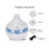 USB Electric Air Humidifier Mini Mist Maker Aroma Essential Oil Diffuser LED for Office Home C 7