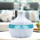 USB Electric Air Humidifier Mini Mist Maker Aroma Essential Oil Diffuser LED for Office Home C 6