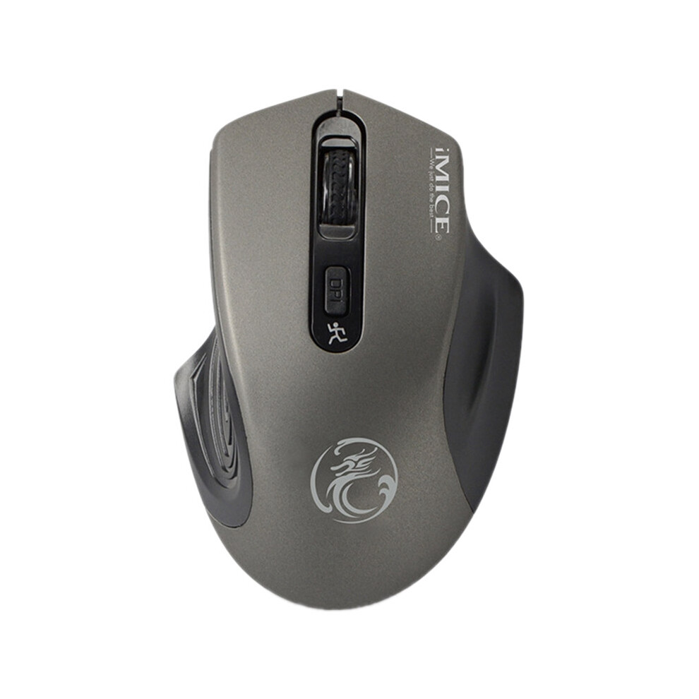 G1800 Computer Mouse, 2.4G Wireless Silent Optical Gaming Mouse For Pc, Laptop, (Gray) Gray 4851672764433