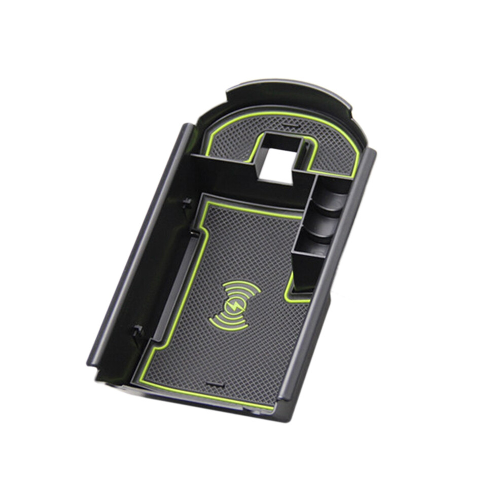 1Lot Mobile Phone Wireless Charging Bracciolo Centrale Scatola Portaoggetti Per C-C 2016-2018-image
