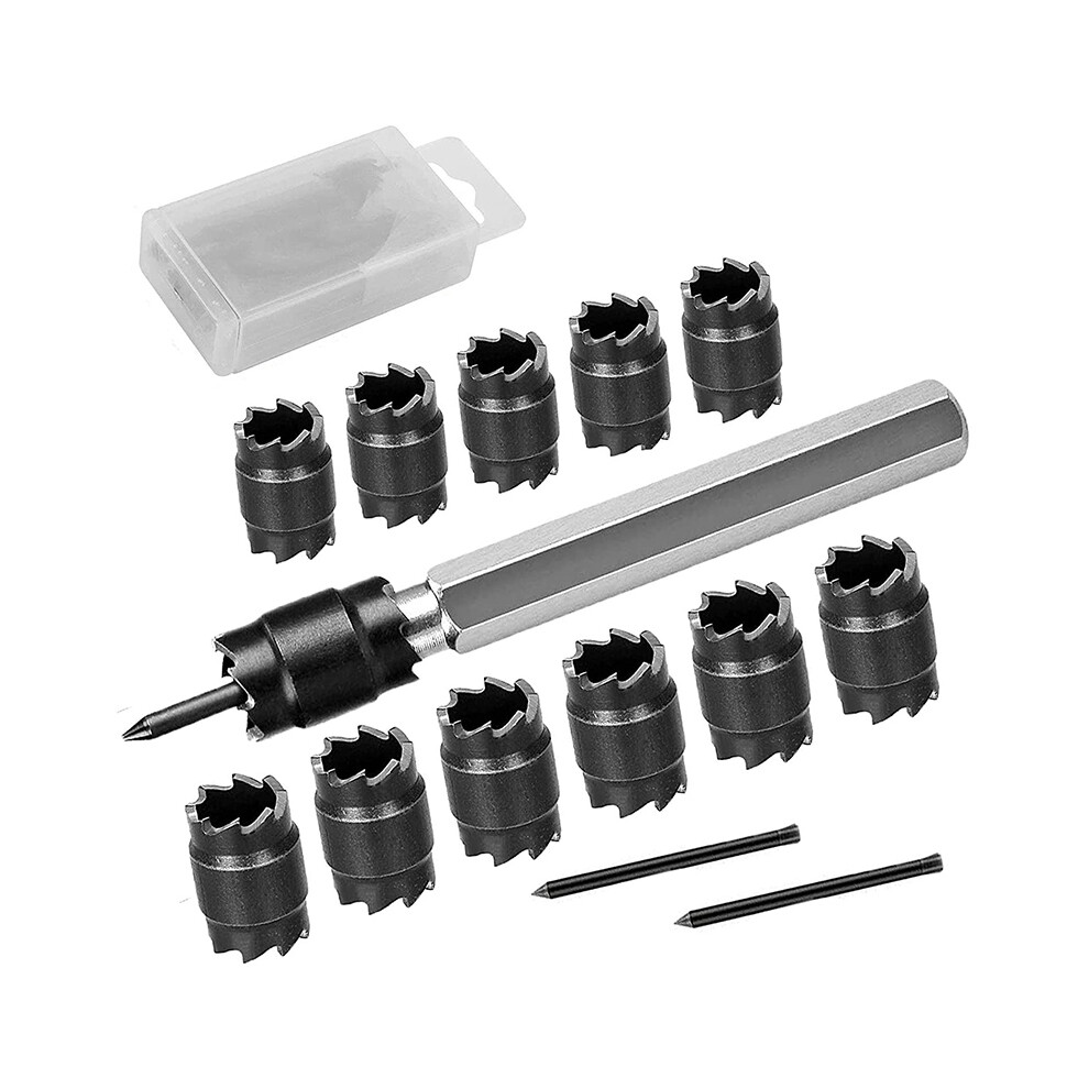 14-Piece Double-Sided 3/8Inch HSS Spot Welding Cutter Set for Electric Drill-image-OPC-PGGMVKR-NEW