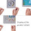Bead Design Board Βραχιόλι Flocked Mats Κολιέ Δίσκος οργάνωσης κοσμημάτων με χάντρες -B 4