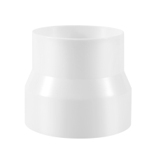 Adaptador de redutor de tubo de ventilação Conector de duto de ar para sistema em linha (110-100 mm)