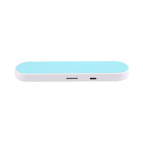 Bone Conduction Music Box Portable Wireless Bluetooth Speaker Stereo Bass Under Pillow Improve Sleep for -Blue