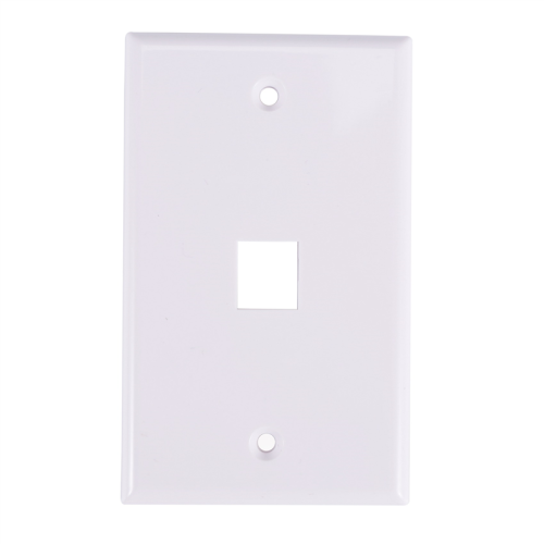 Έξοδος 4x Cat6 Ethernet επιτοίχιας πλάκας 1 θύρας RJ45 Δικτύου Θηλυκό σε Ζεύγο Jack White & Blue 2