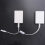 BT Plug to ADSL RJ11 Broadband Internet Microfilter Splitter 2 Pack, αρσενικό & θηλυκό για σταθερό μόντεμ 5