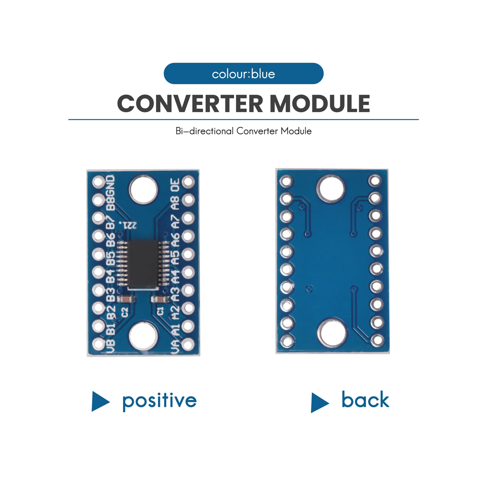 5Pcs Txs0108e 8 Channel Logic Level Converter Bi-Directional High Speed Full Duplex Shifter 3.3V 5V 4852694791186