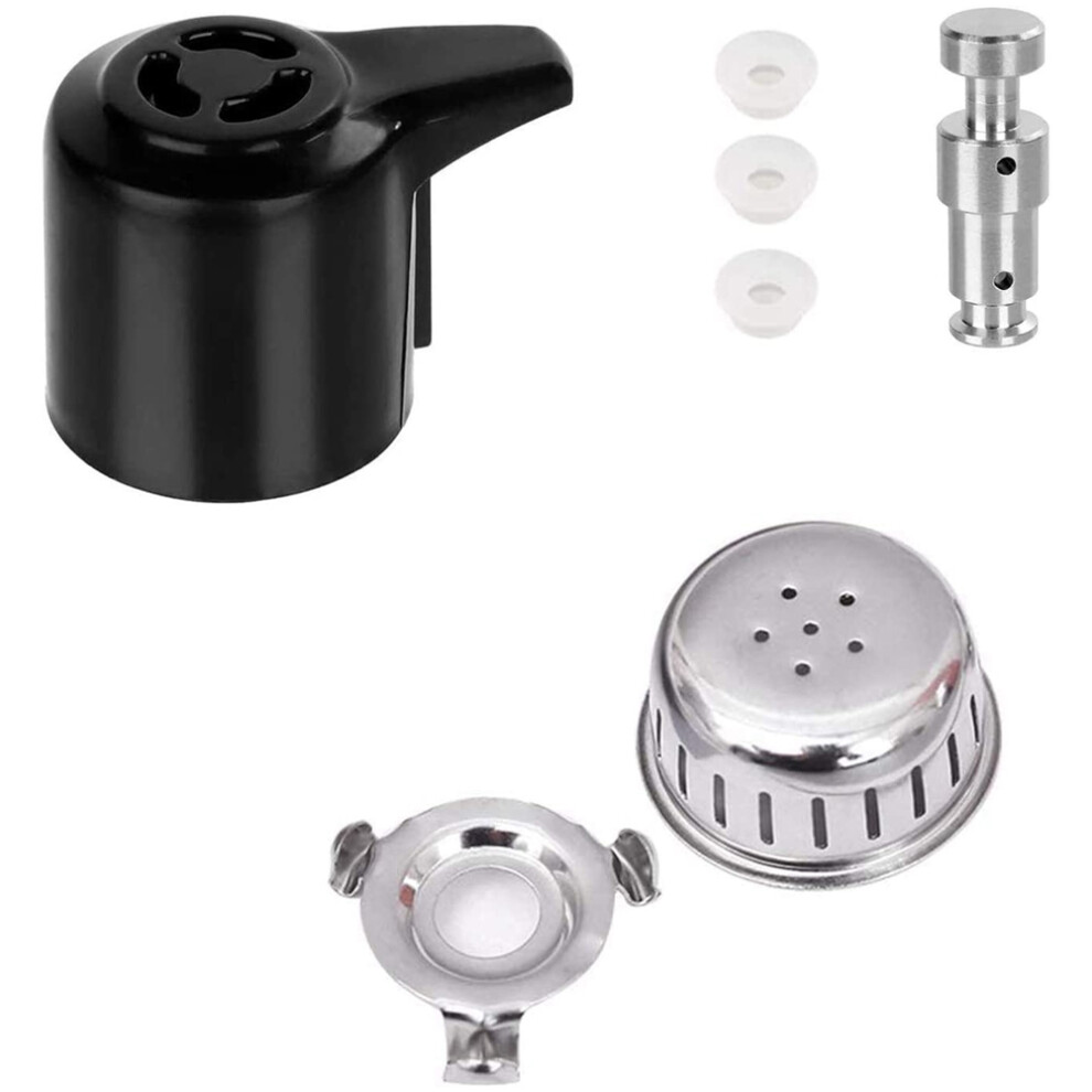 Typecat Steam Release Handle Float Valve Replacement Parts With 3 Silicone Caps For Instantpot Duo 3, 5, 6 Qt,Duo Plus Qt