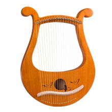 Arpa lira, violino greco a 19 corde, 19 modelli unici con simboli fonetici intagliati, per principianti amanti della musica, ecc.