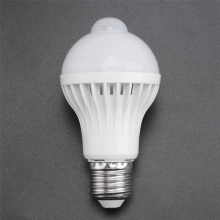 Motion Sensor Bulb Human Body Infrared Induction LED Light Bulbs Automatically Activated for Porches (5W)