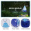 Automatic Bird Water Feeder Droplet Shaped Waterer Easy Hanging with Hook Dispenser 10