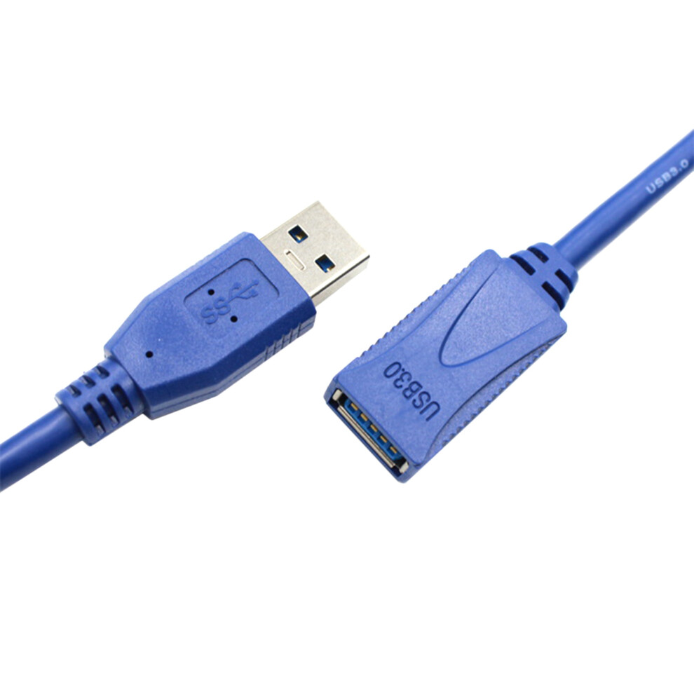 Câble d'extension USB 3.0 mâle vers femelle, extension de transfert de données USB 3.0 haute vitesse avec blindage de 1 m