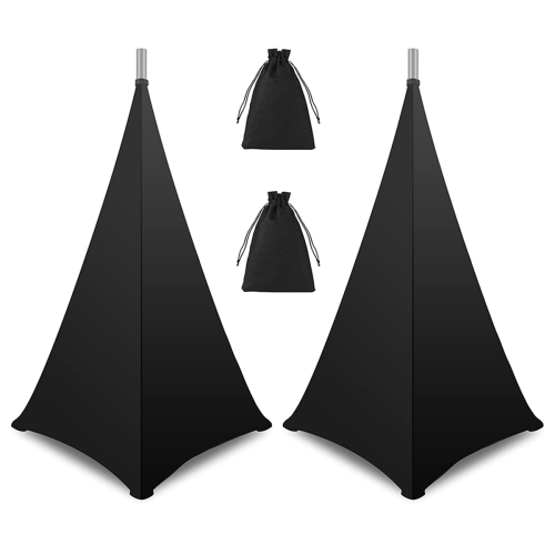 Speaker Stand Cover-Dj Covers Compatible with Most Adjustable Tripod Stand, Scrim Cover