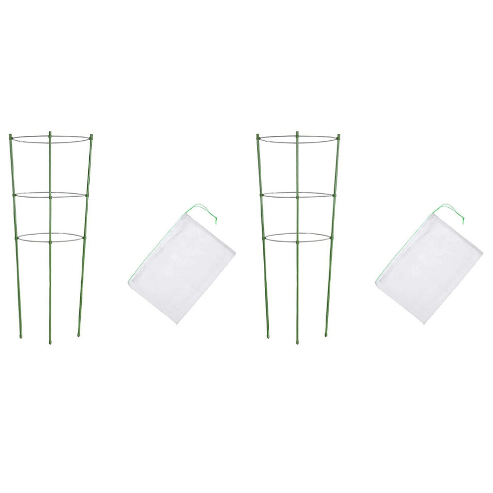 Typecat Netting Mesh With Drawstring ,Garden Bug Plant Cover For Protect Flower From Insect Bird 2Pcs