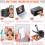 160 PCS Sublimation Ornament Blanks,Sublimation Blank Keychains MDF Διπλής όψης μπρελόκ 7