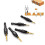 5PCS Shank Countersink Drill Bits Set Screw Carpentry Chamfer Hole Opener Woodworking Punch Tools B 6